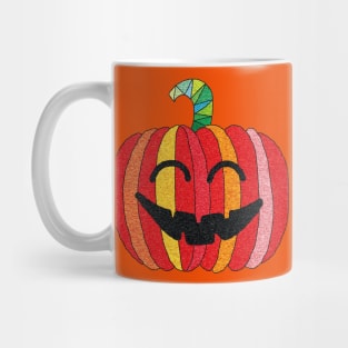 Halloween Pumpkin Pattern Mug